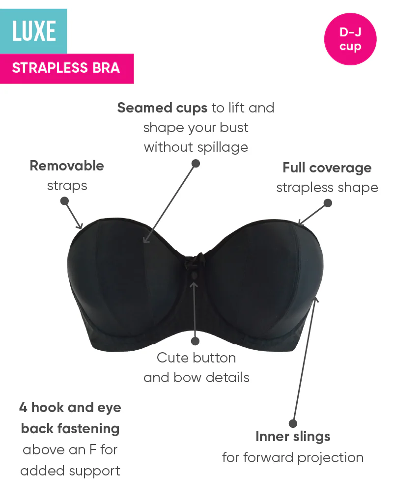 Curvy Kate Luxe Strapless Multiway Bra Black - Image 5