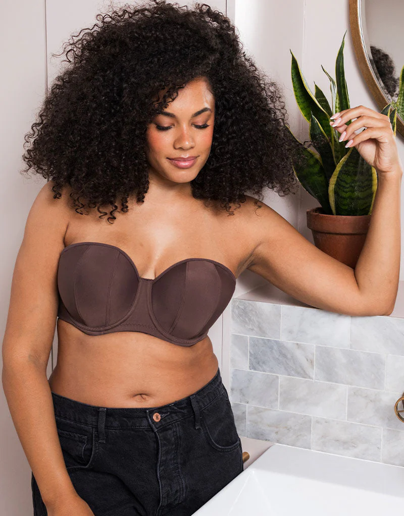 Curvy Kate Luxe Strapless Multiway Bra Cocoa - Image 2