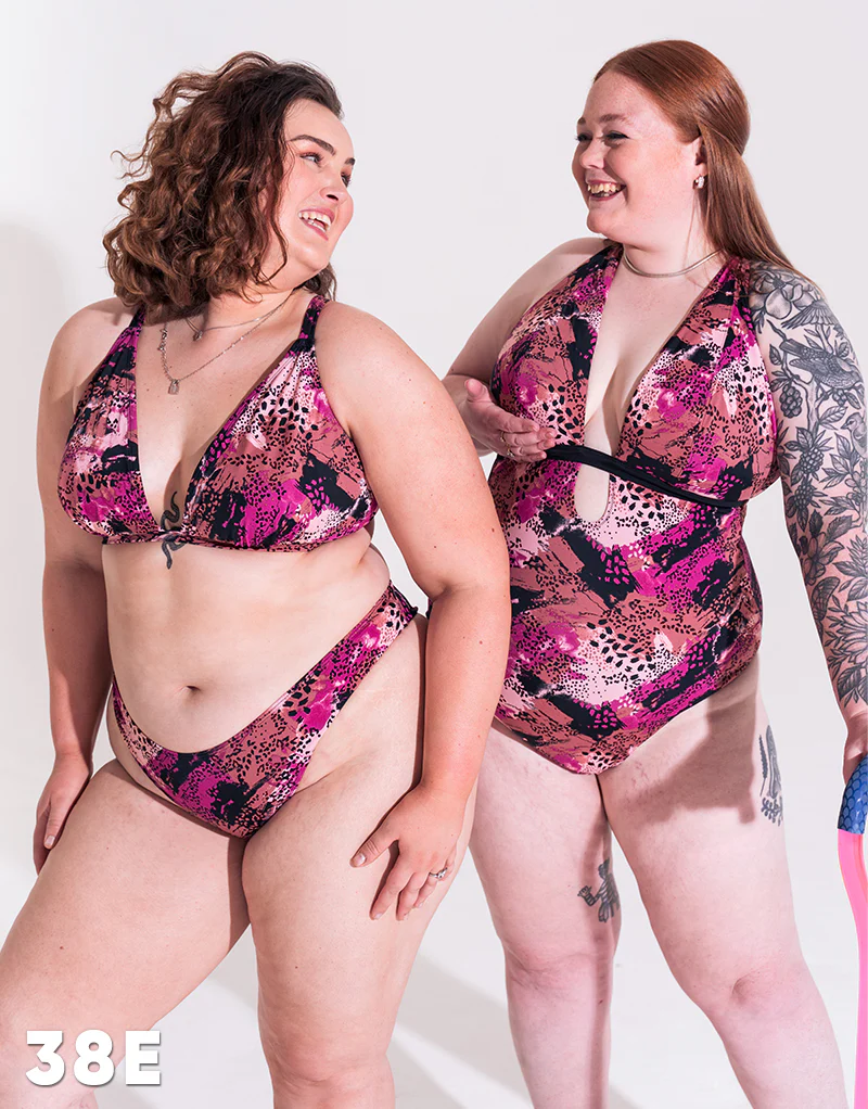 Curvy Kate Pool Party Non Wired Triangle Bikini Top Print Mix - Image 11