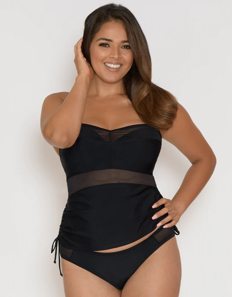 Curvy Kate Sheer Class Mini Bikini Brief Black - Image 3