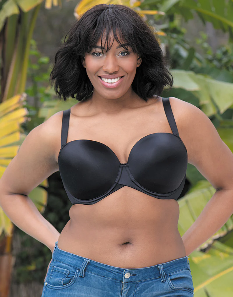 Curvy Kate Smoothie T-Shirt Balcony Moulded Bra Black - Image 8