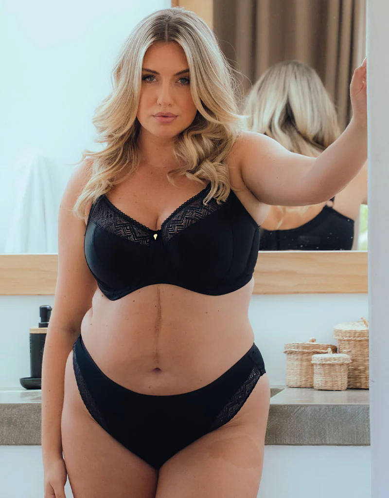 Curvy Kate Spotlight Full Cup Side Support Bra Black - Image 2