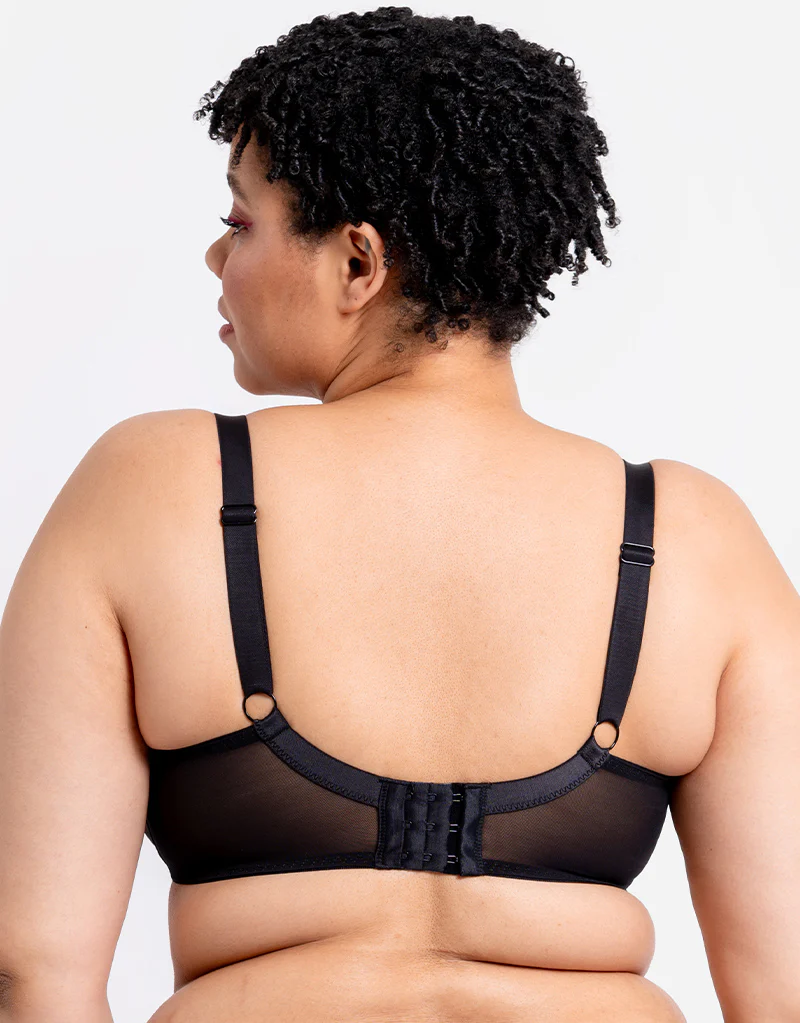 Curvy Kate Stardust Balcony Bra Black Sparkle - Image 6