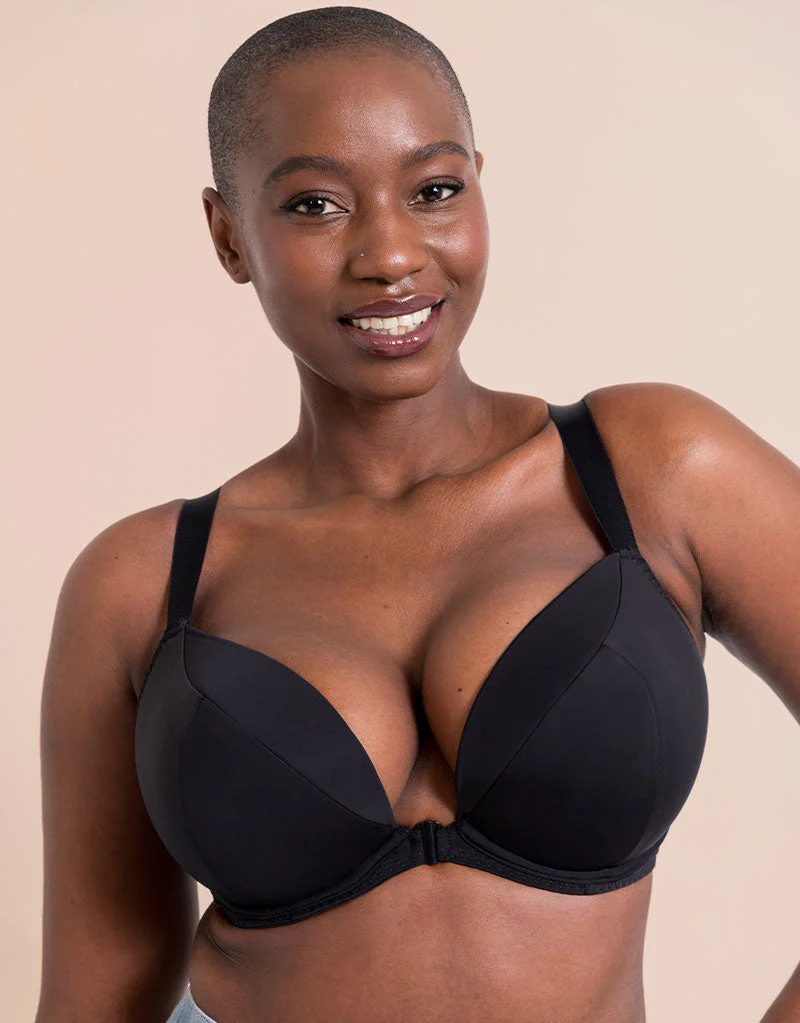 Curvy Kate Superplunge Kiss Padded Plunge Bra Black - Image 4