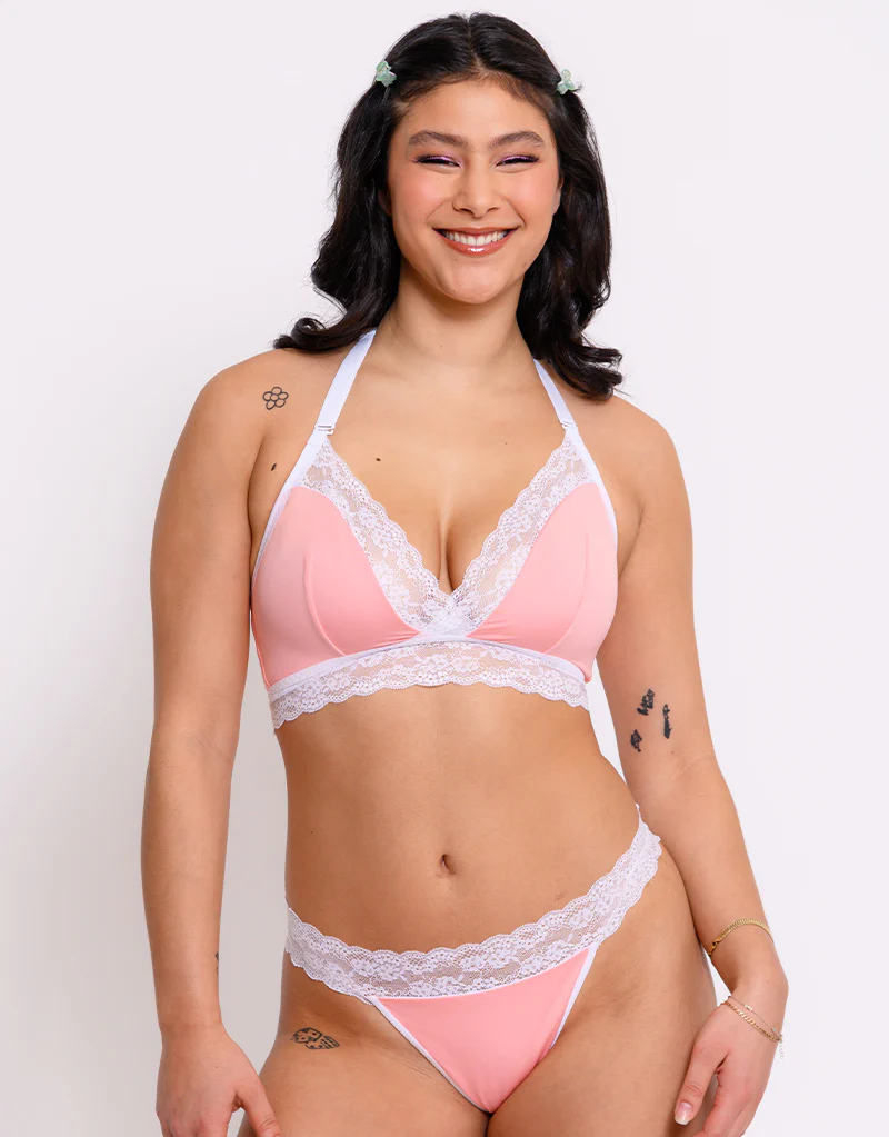 Curvy Kate Twice the Fun Reversible Thong White/Pink - Image 7
