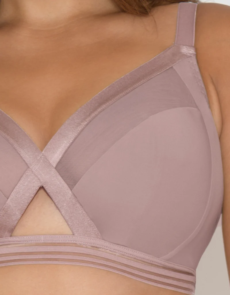 Curvy Kate Unwind Non-Wired Bralette Mink - Image 4