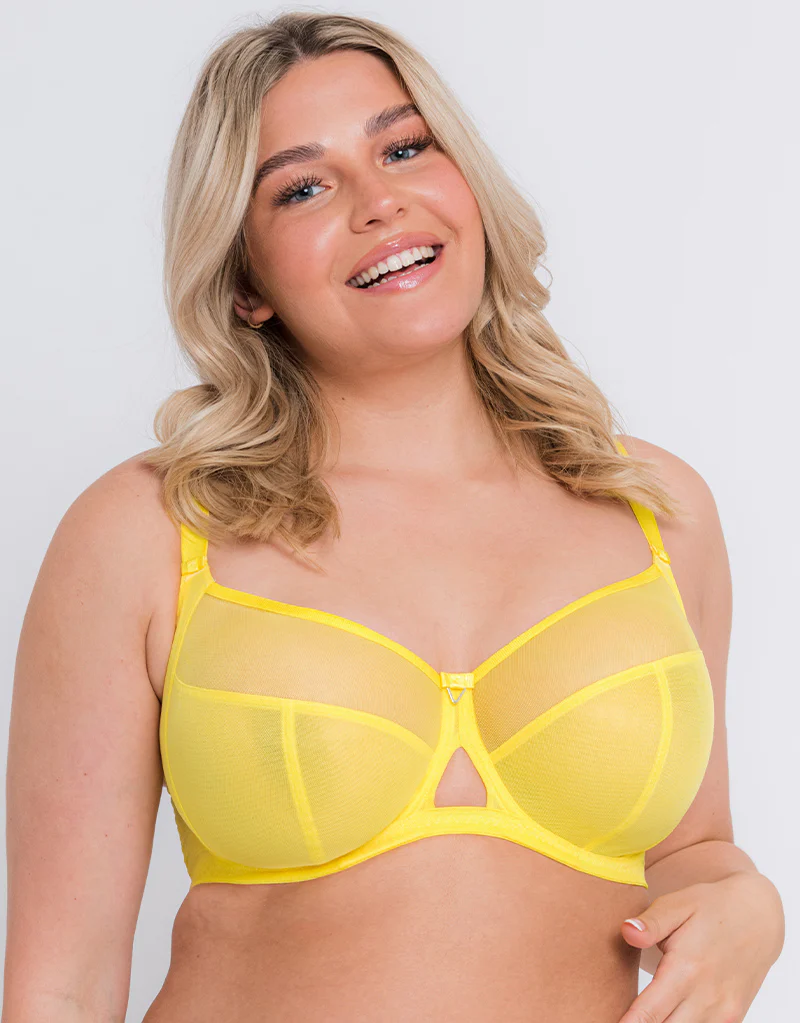 Curvy Kate Victory Side Support Balcony Bra Citron - Image 3