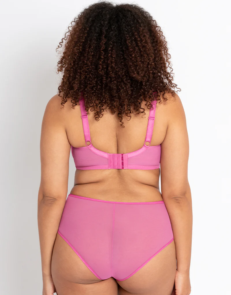 Curvy Kate Victory Side Support Balcony Bra Pink - Image 6