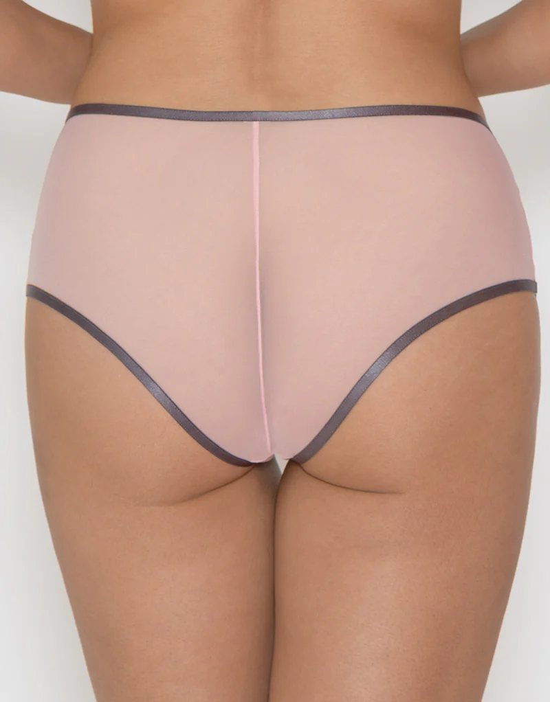 Curvy Kate Victory Pin-Up Short Grey/Pink - Image 2