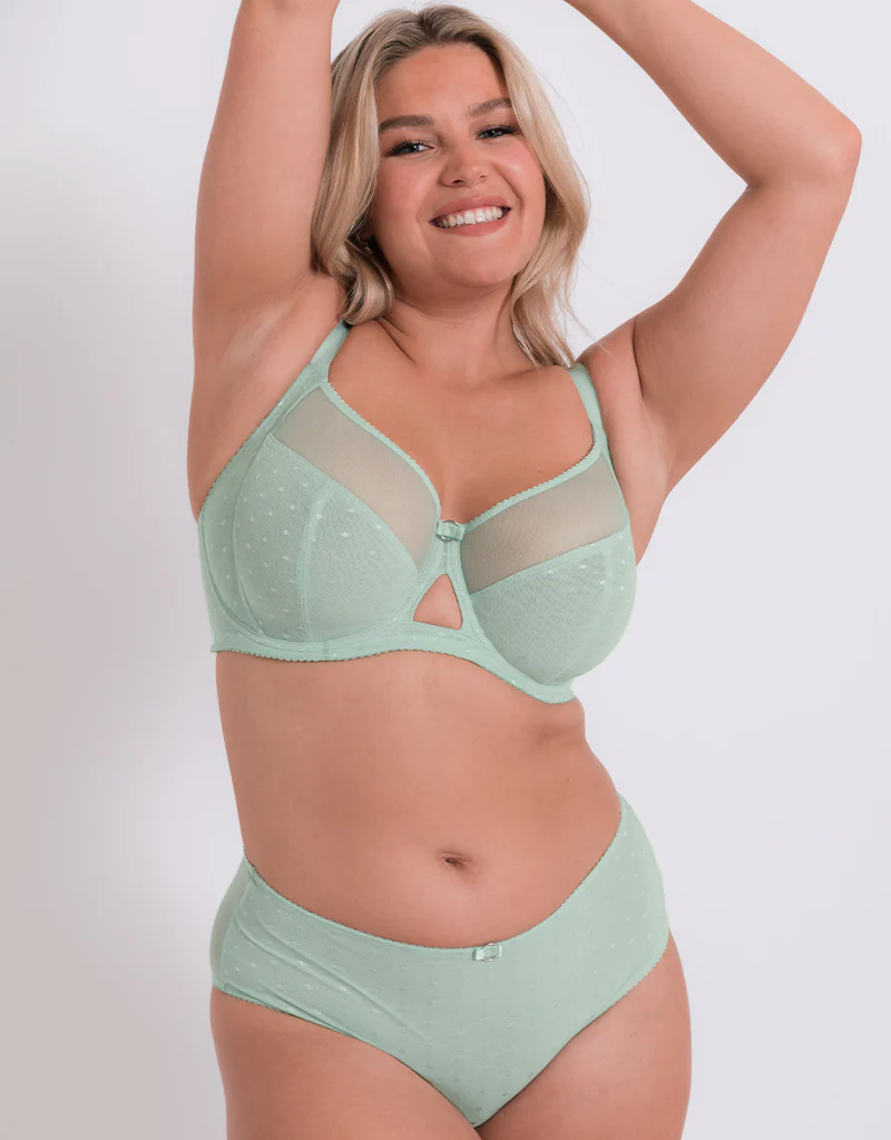 Curvy Kate Victory Polka Short Mint - Image 3