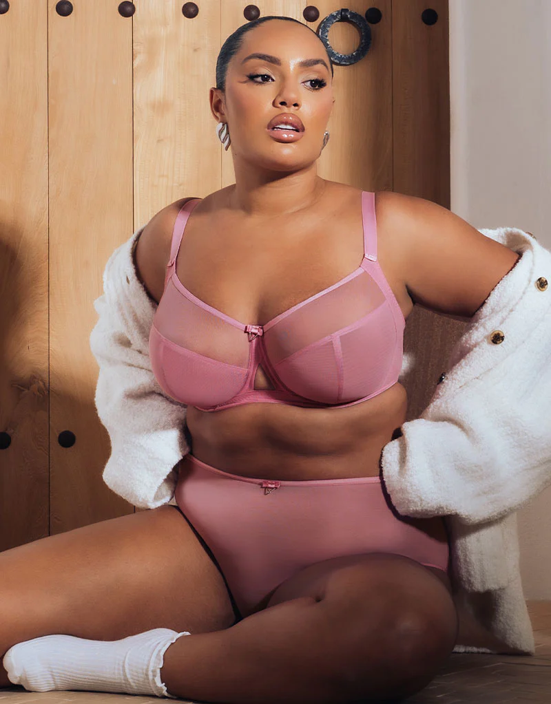 Curvy Kate Victory Side Support Balcony Bra Rose Pink - Image 2