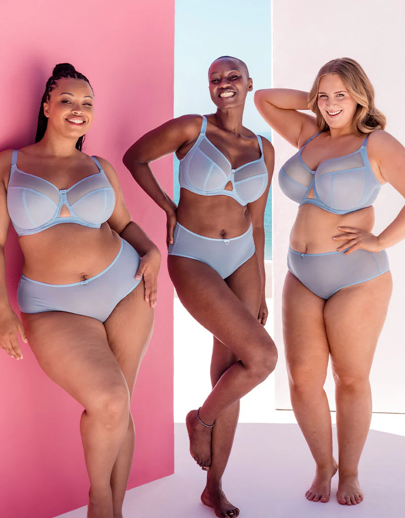 Curvy Kate Victory Side Support Balcony Bra Periwinkle Blue - Image 8