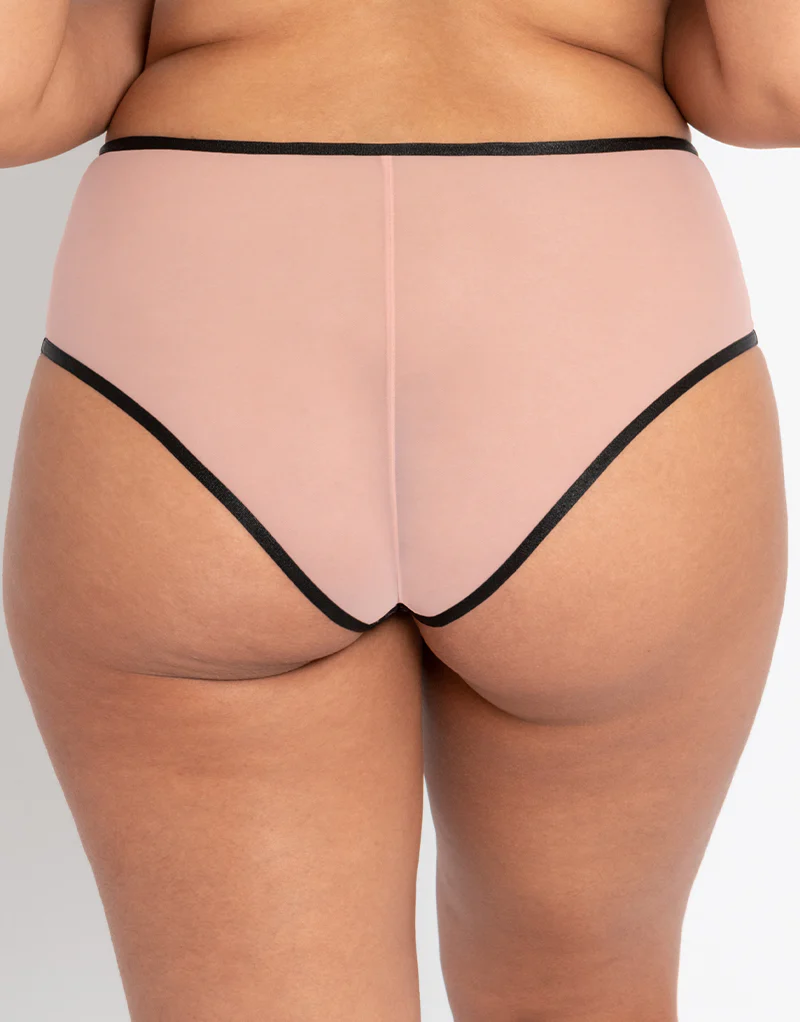 Curvy Kate Victory Wild Short Black/Blush - Image 2