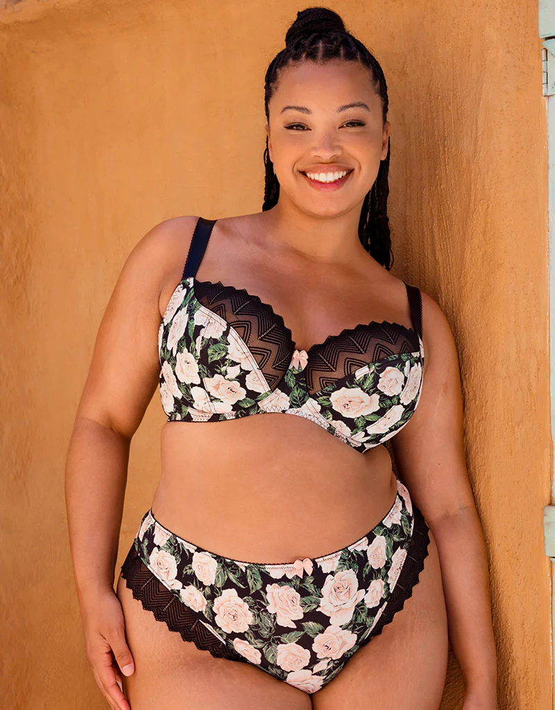 Curvy Kate Wild One Balcony Bra Floral Print - Image 8