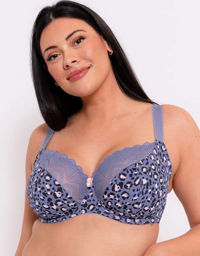 Curvy Kate Wild One Balcony Bra Leopard Print - Image 3
