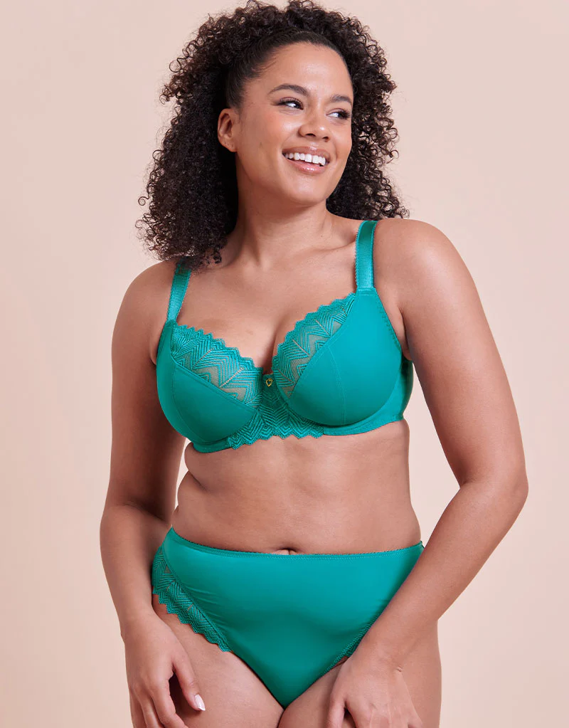 Curvy Kate Wild One Balcony Bra Teal Blue - Image 7
