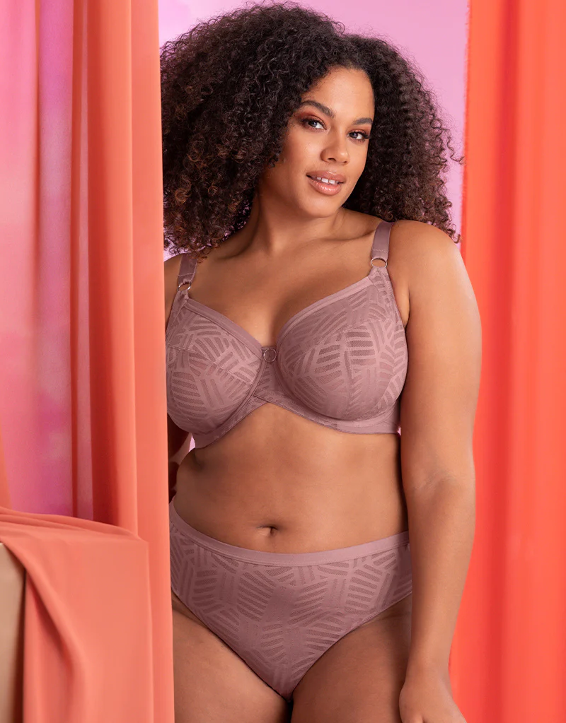 Curvy Kate WonderFull Vibe Full Cup Side Support Bra Dusty Rose - Image 8