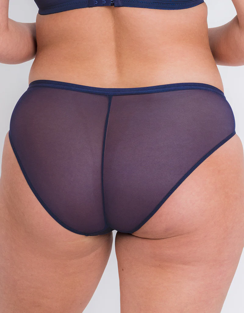 Curvy Kate WonderFull Vibe High Leg Brief Navy - Image 2