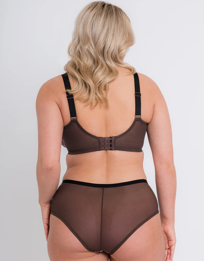 Curvy Kate WonderFully Full Cup Side Support Bra Cocoa Print - Image 6