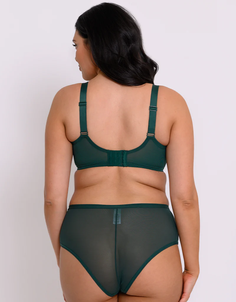 Curvy Kate WonderFully Full Cup Side Support Bra Forest Green - Image 6