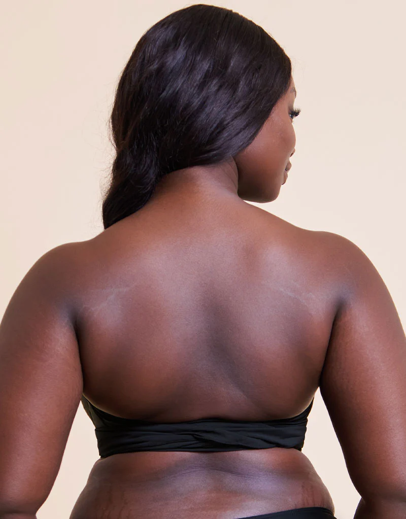 Curvy Kate Wrapsody Bandeau Strapless Multiway Bikini Black - Image 6