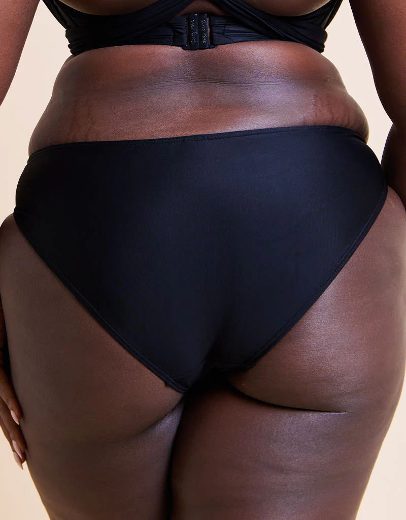 Curvy Kate Wrapsody Classic Bikini Brief Black - Image 2