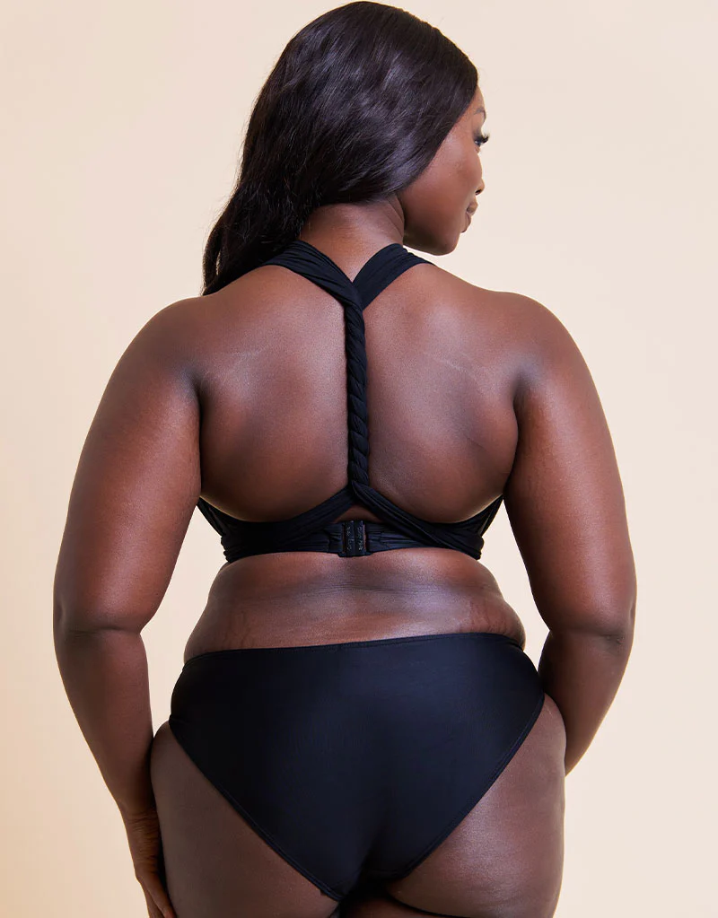 Curvy Kate Wrapsody Bandeau Strapless Multiway Bikini Black - Image 7