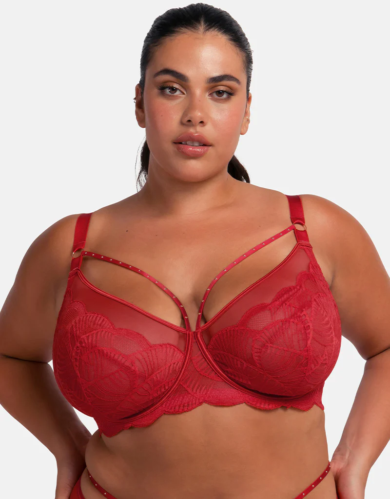 Dorina Adelina Full Cup Bra Red - Image 3