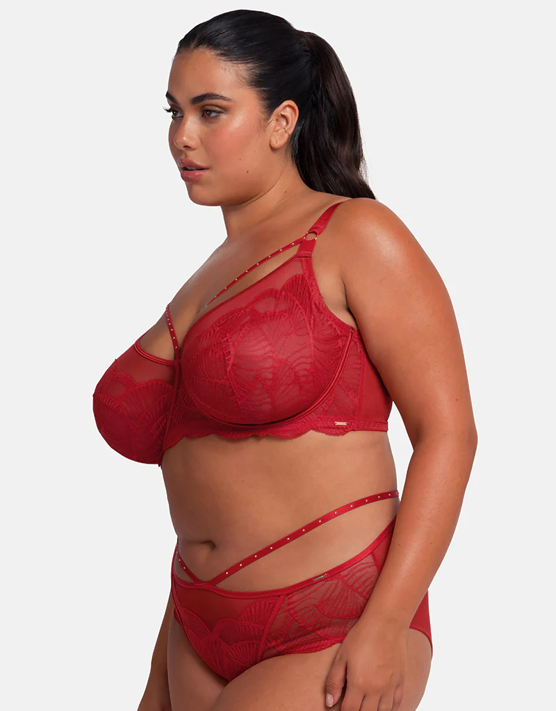 Dorina Adelina Full Cup Bra Red - Image 8