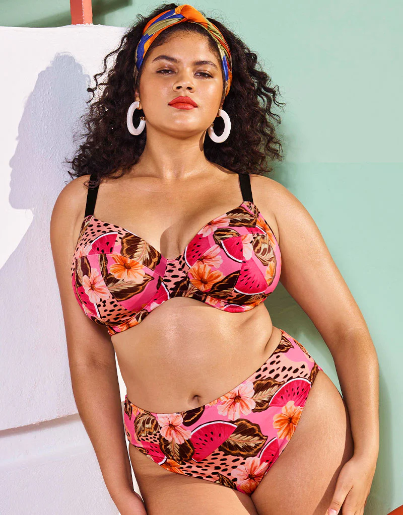 Elomi Cabana Nights Mid Rise Bikini Brief Multi - Image 6
