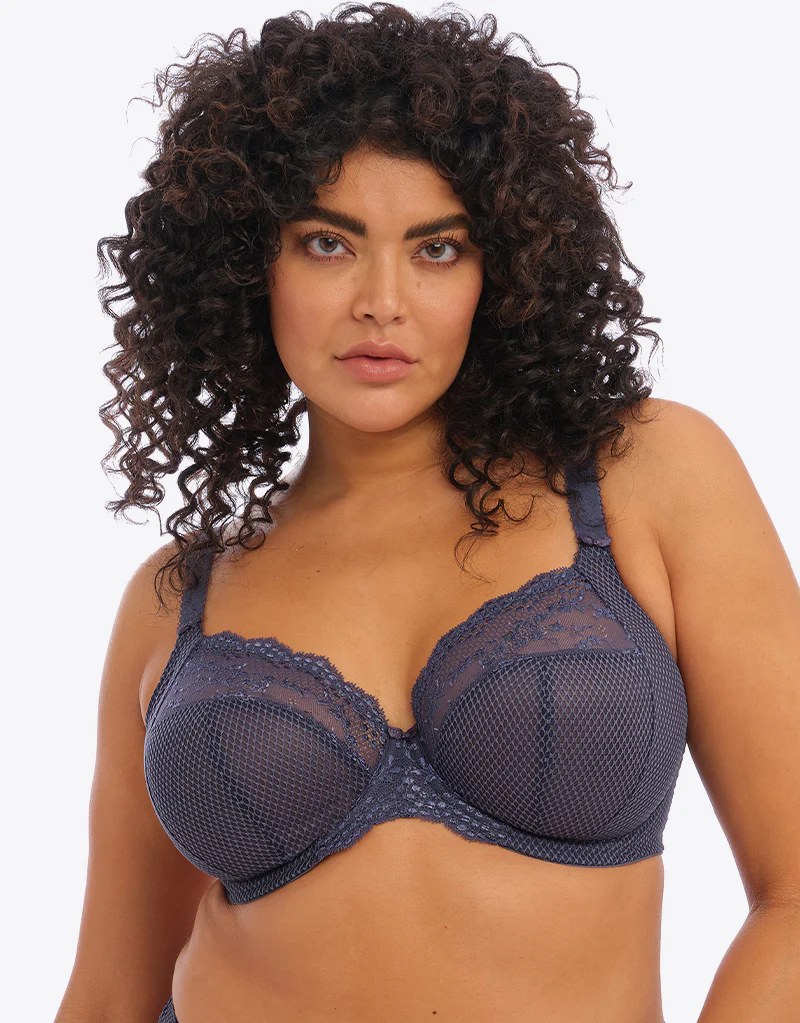 Elomi Charley Stretch Full Plunge Side Support Bra Storm - Image 3