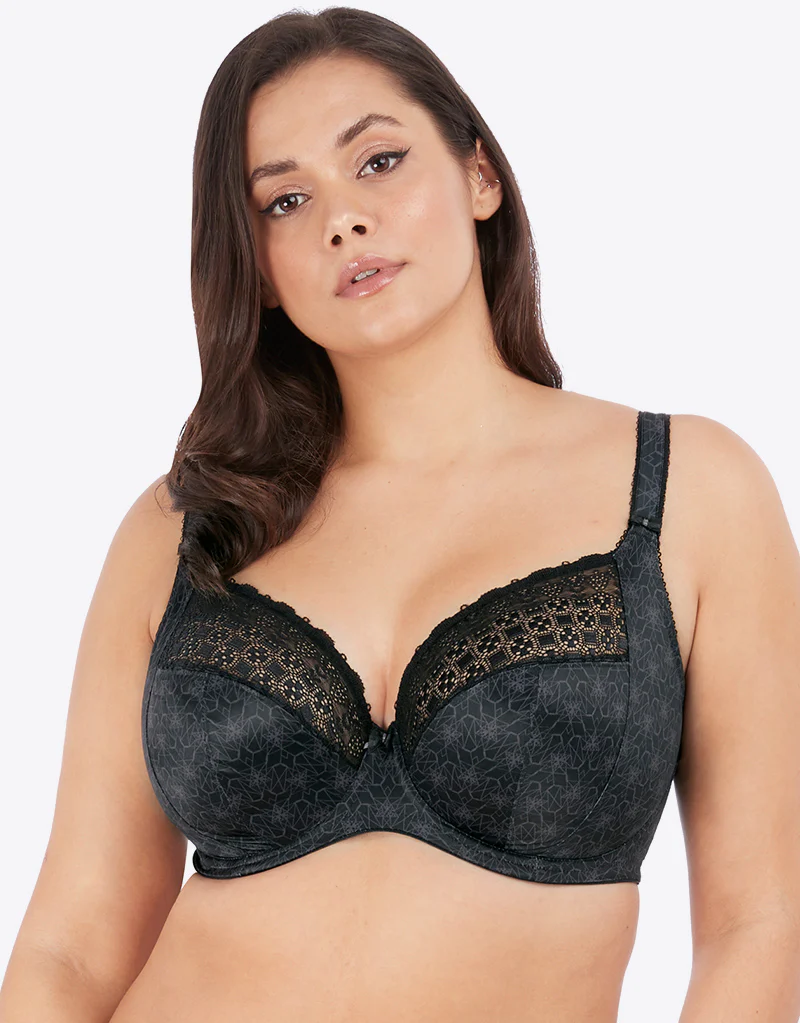 Elomi Kim Plunge Bra Black - Image 3