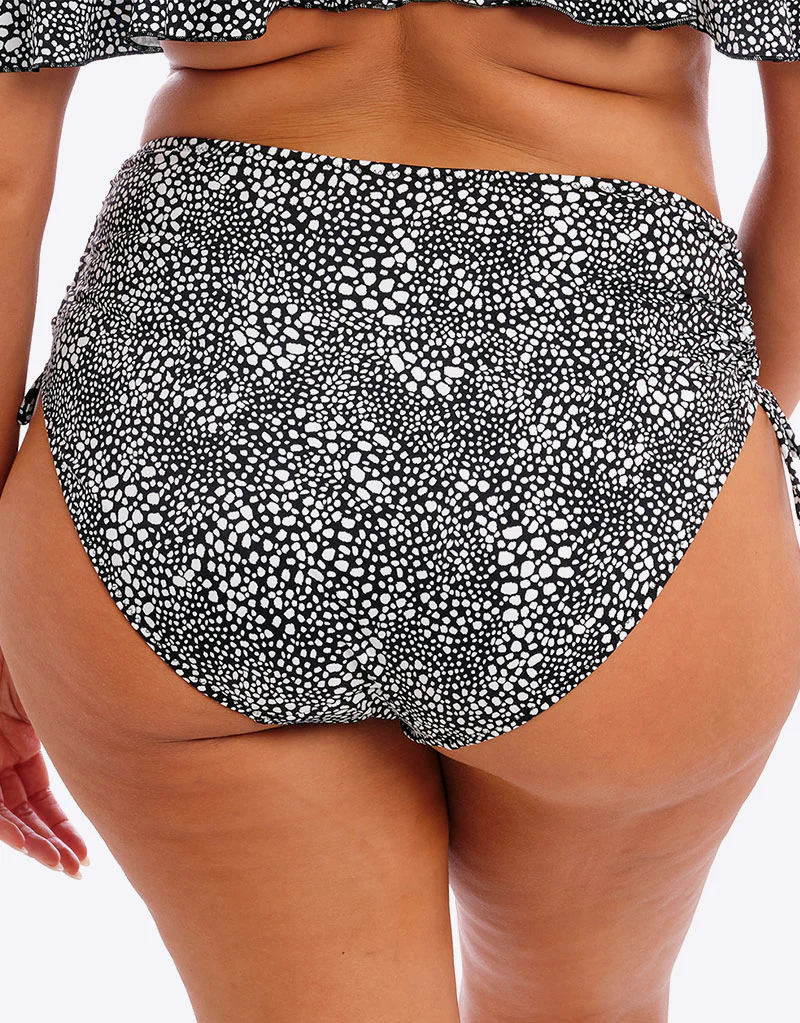 Elomi Pebble Cove Adjustable Bikini Brief Black - Image 3