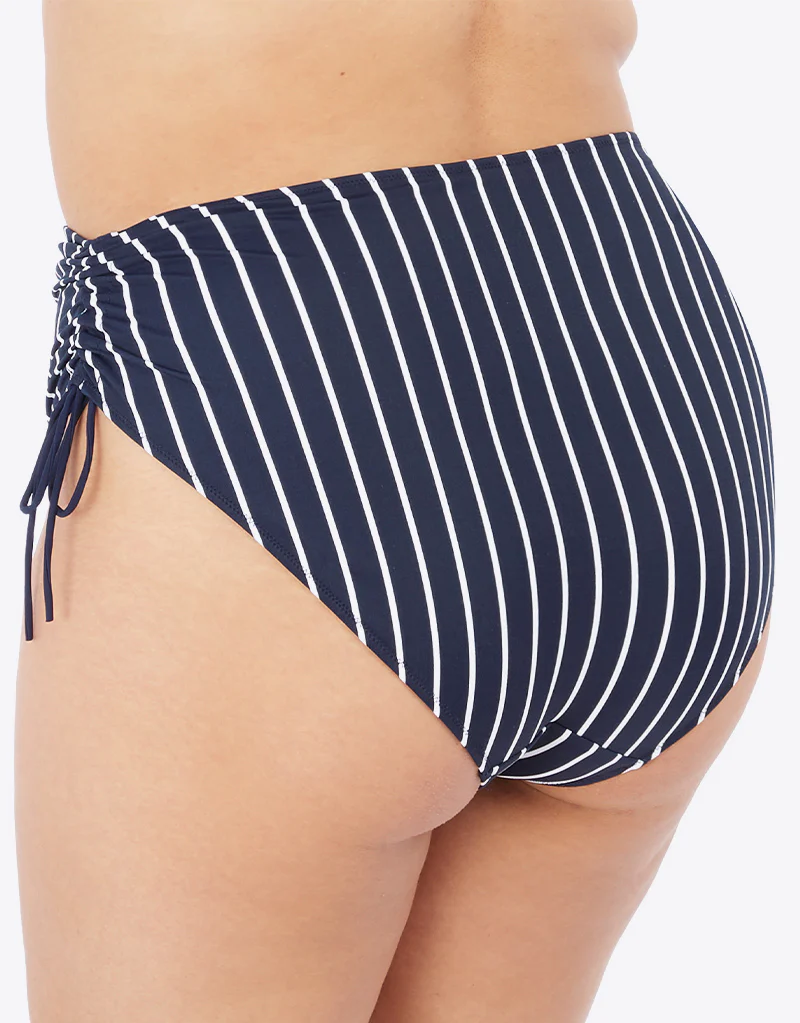 Elomi Plain Sailing Adjustable Bikini Brief Midnight Stripe - Image 2