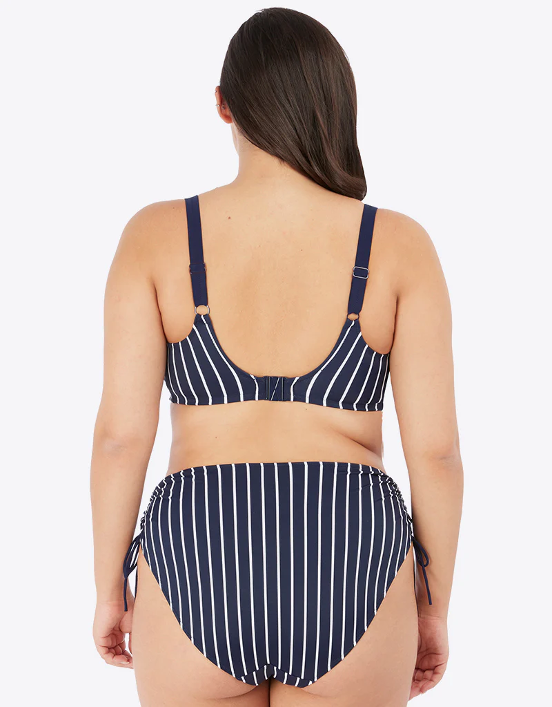 Elomi Plain Sailing Adjustable Bikini Brief Midnight Stripe - Image 5