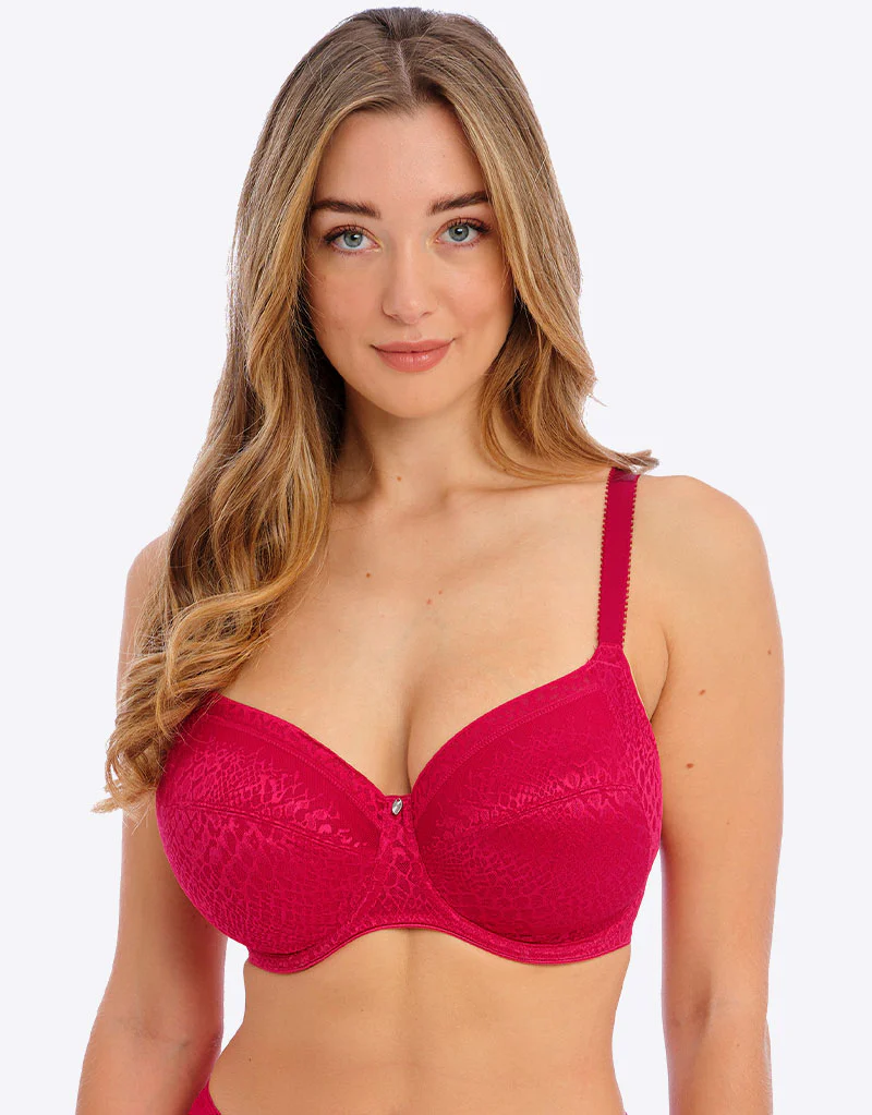 Fantasie Envisage Full Cup Side Support Bra Raspberry Red - Image 2