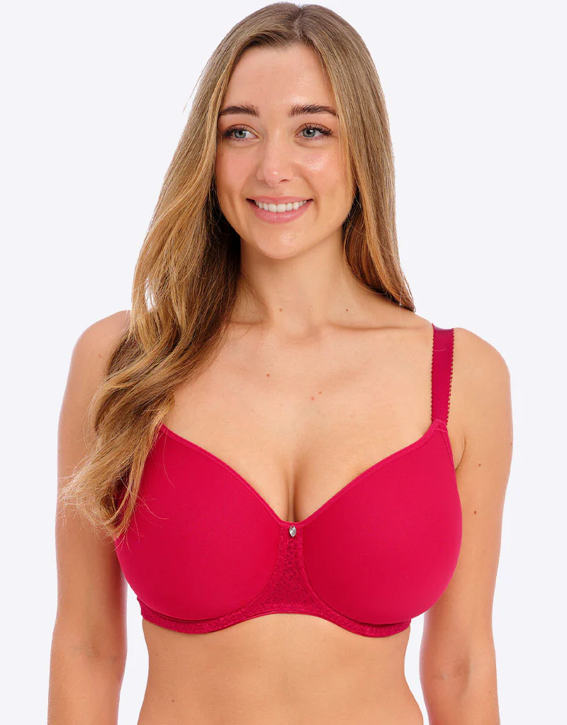 Fantasie Envisage Moulded Spacer Bra Raspberry Red - Image 3