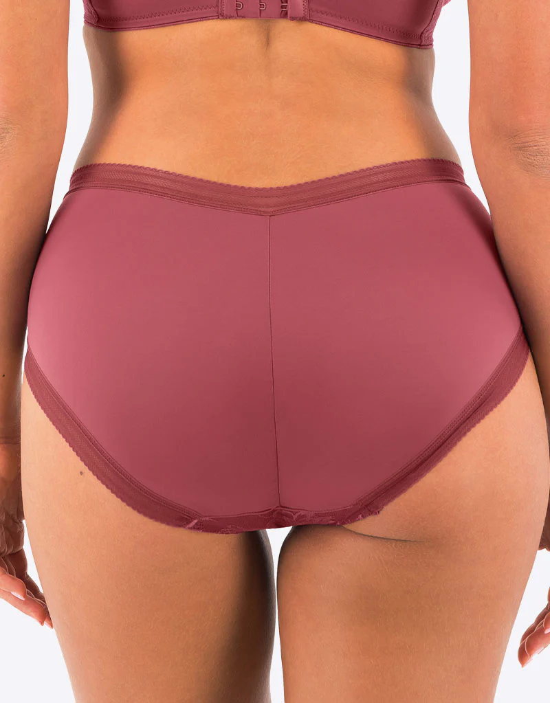 Fantasie Fusion Lace Brief Rosewood - Image 3