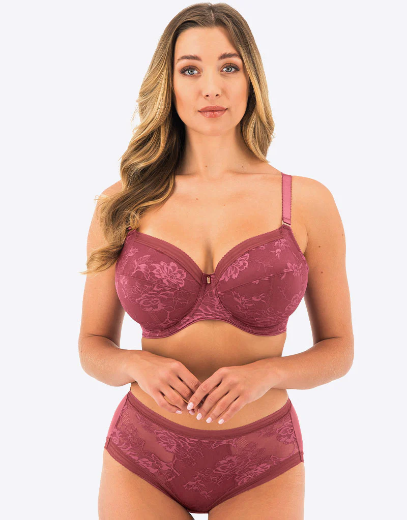Fantasie Fusion Lace Brief Rosewood - Image 4
