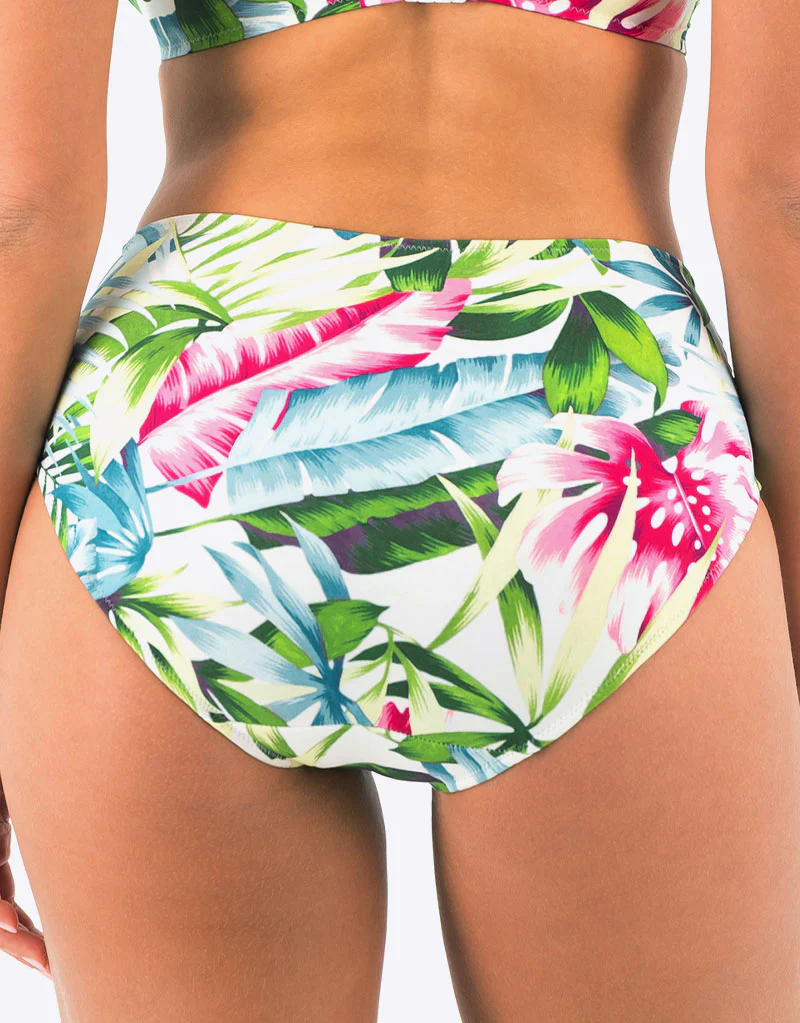 Fantasie Langkawi Full Bikini Brief White Print - Image 3