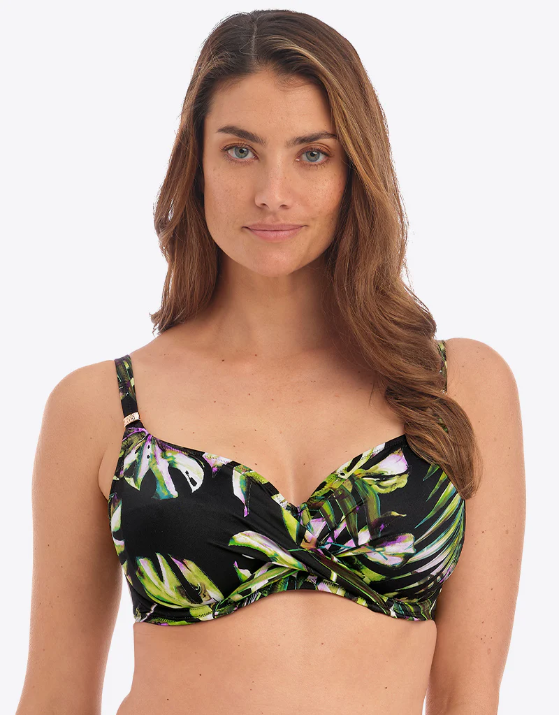 Fantasie Palm Valley Full Cup Bikini Top Black - Image 2
