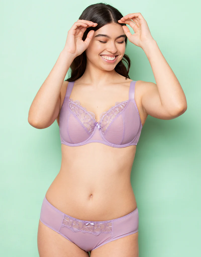 Flirtelle Alice Balcony Bra Lilac - Image 2
