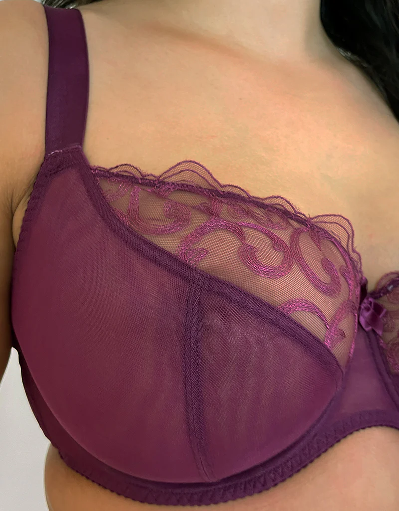 Flirtelle Alice Balcony Bra Plum - Image 4