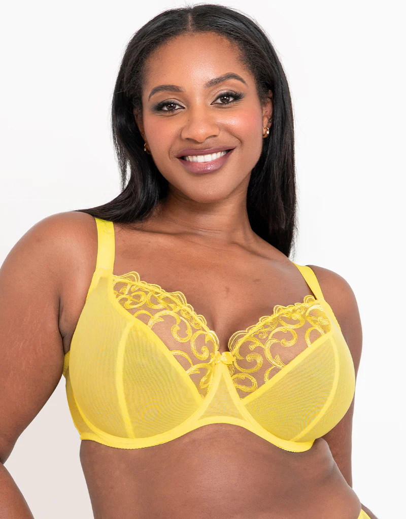 Flirtelle Alice Balcony Bra Sunshine Yellow - Image 3