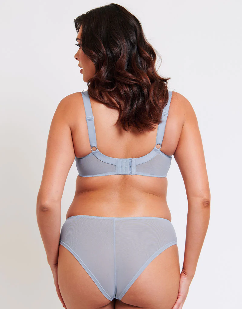 Flirtelle Chloe Plunge Bra Powder Blue - Image 6