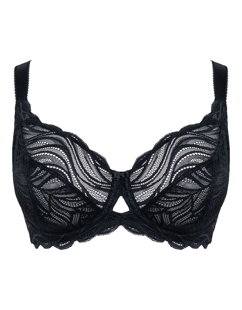 Flirtelle Elise Balcony Bra Black