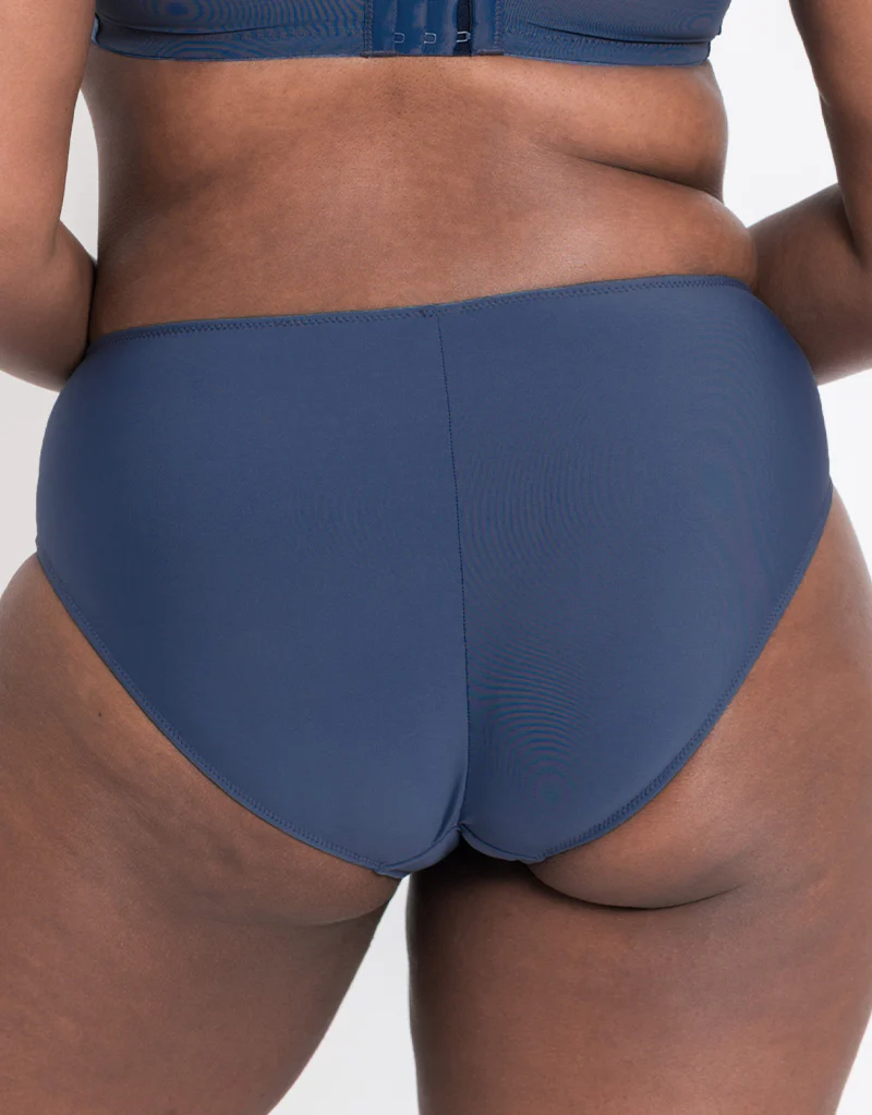 Flirtelle Emilie Classic Brief Denim Blue - Image 2