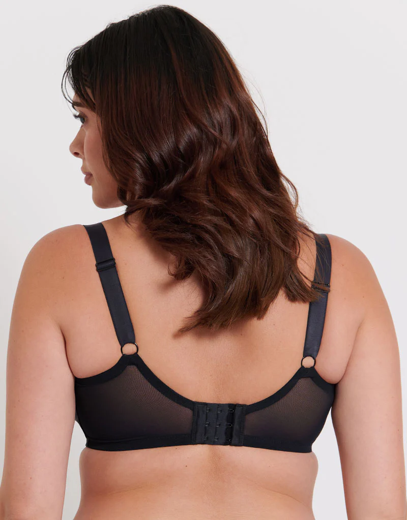 Flirtelle Emilie Deco Full Cup Side Support Bra Black - Image 5