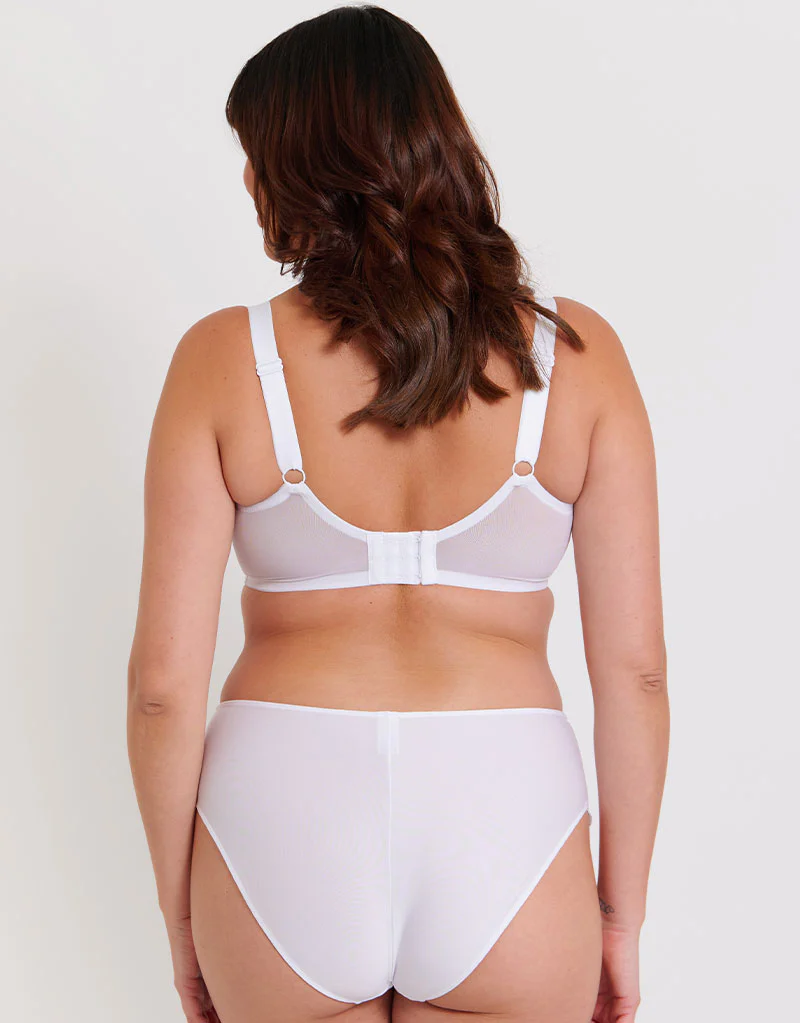 Flirtelle Emilie Deco Full Cup Side Support Bra White - Image 6