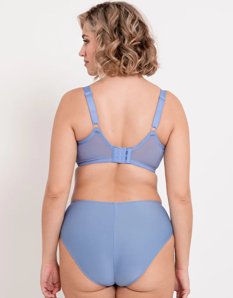 Flirtelle Emilie Full Cup Side Support Bra Hydrangea Blue - Image 6